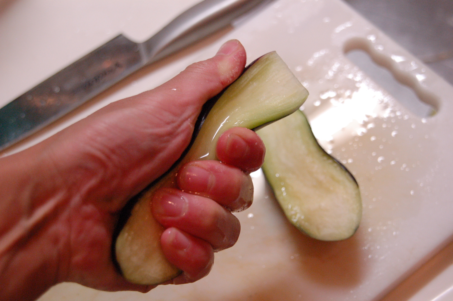 塩でもんでしぼる